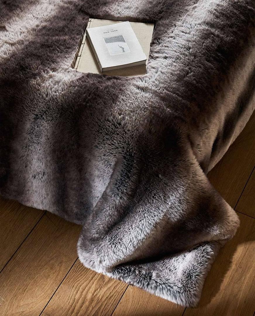 Manta de pelo degrade