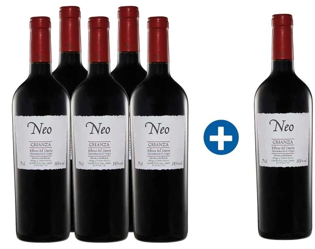 Pack 5+1 Neo tinto D.O. Ribera del Duero crianza vino tinto