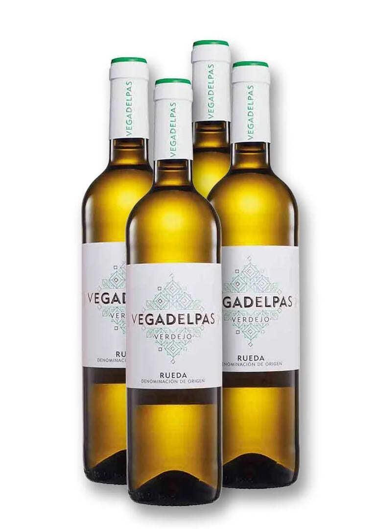 Pack 4 Vegas del Pas D.O. Rueda vino blanco