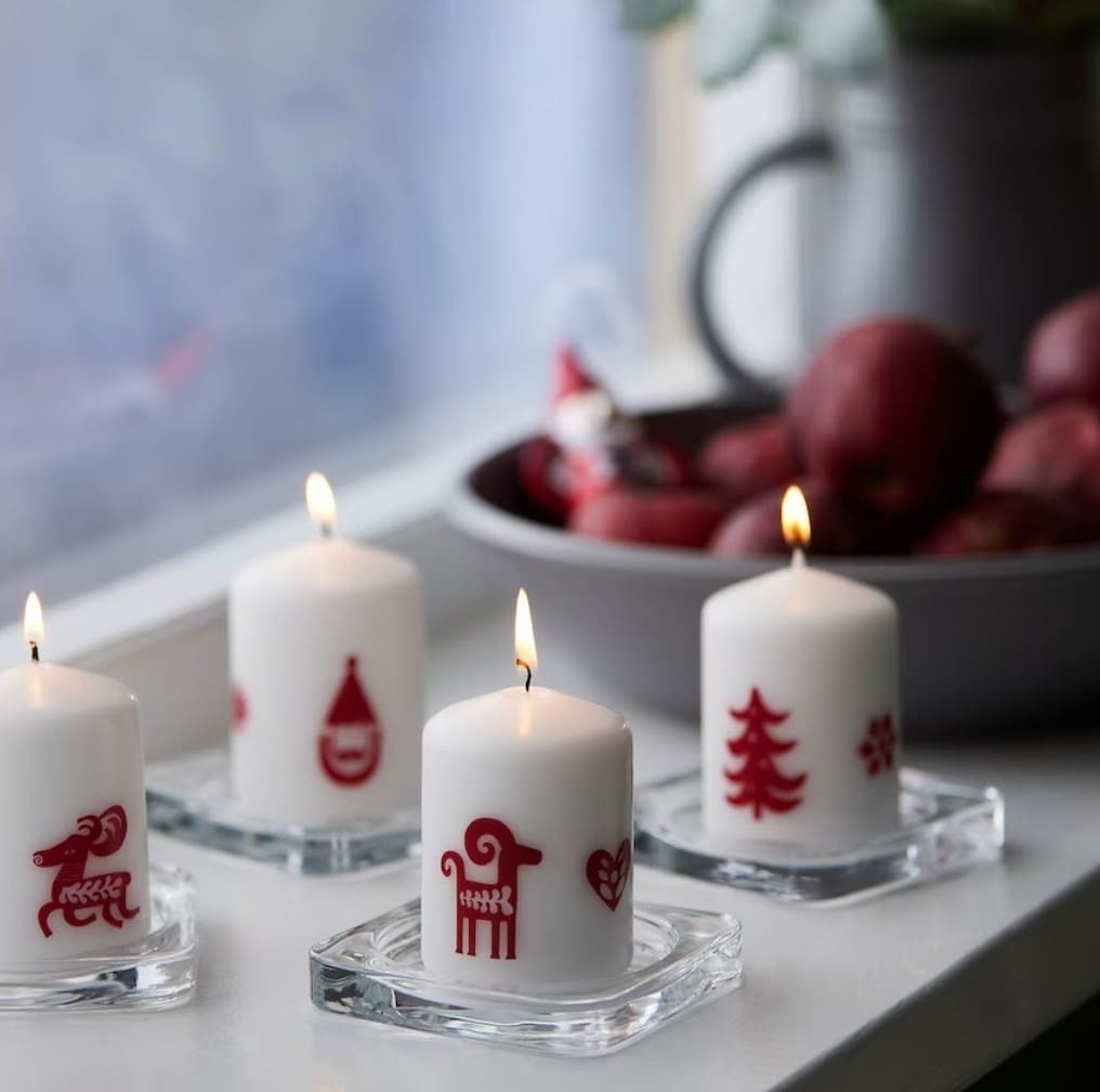 Set de velas gruesas