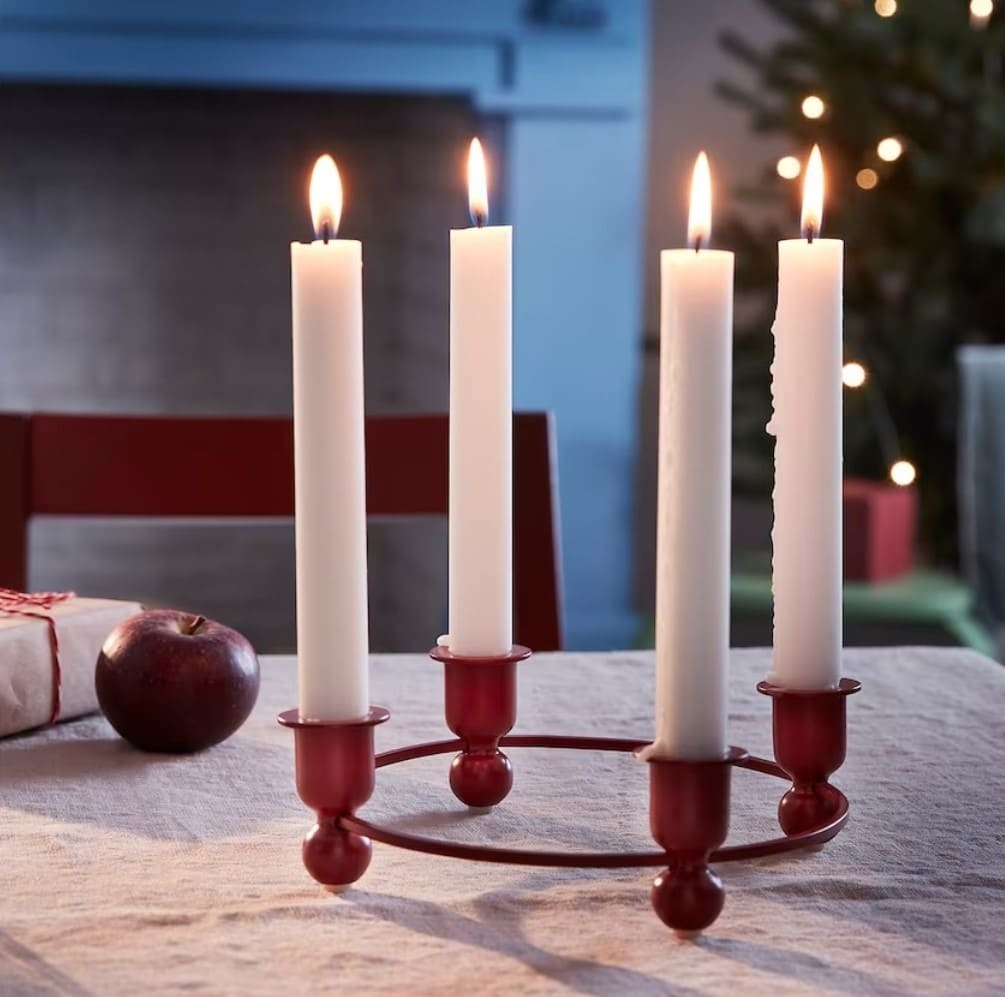 Candelabro rojo