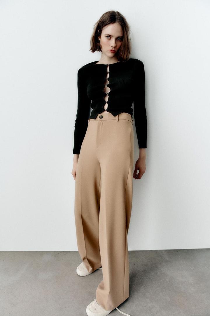 Pantalón de tiro alto de Zara