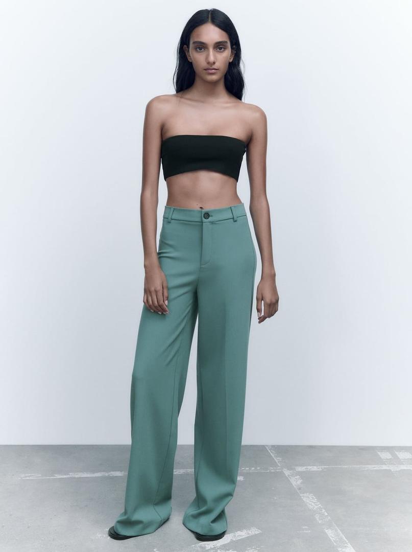 Pantalón de tiro alto de Zara