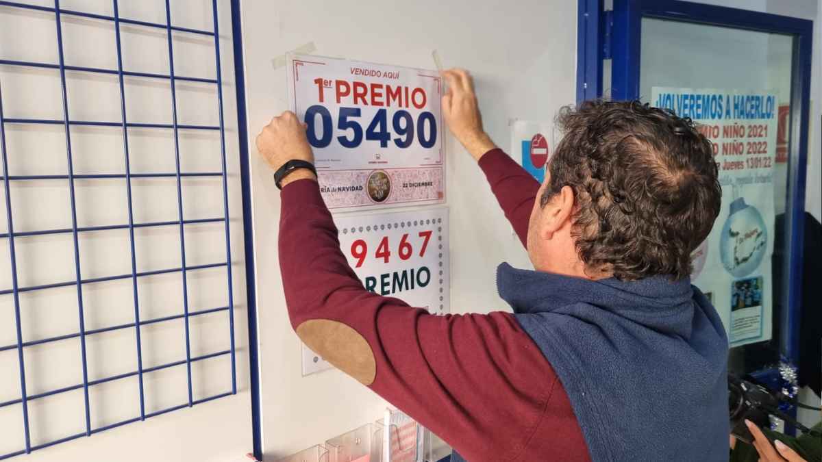 Primer premio de la Lotería de Navidad vendido en Jerez