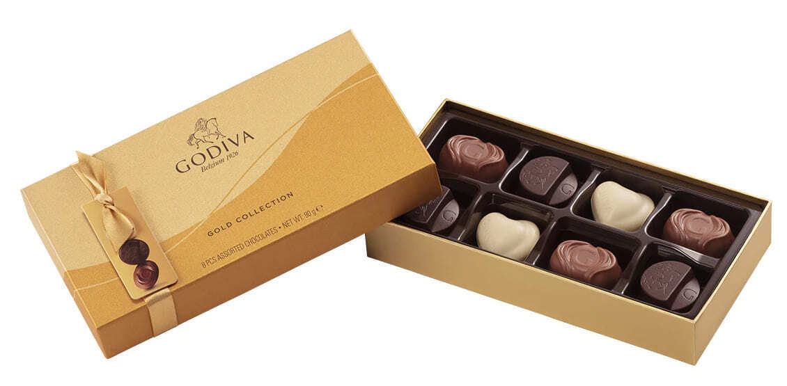 Bombones belgas Gold Rigid Godiva