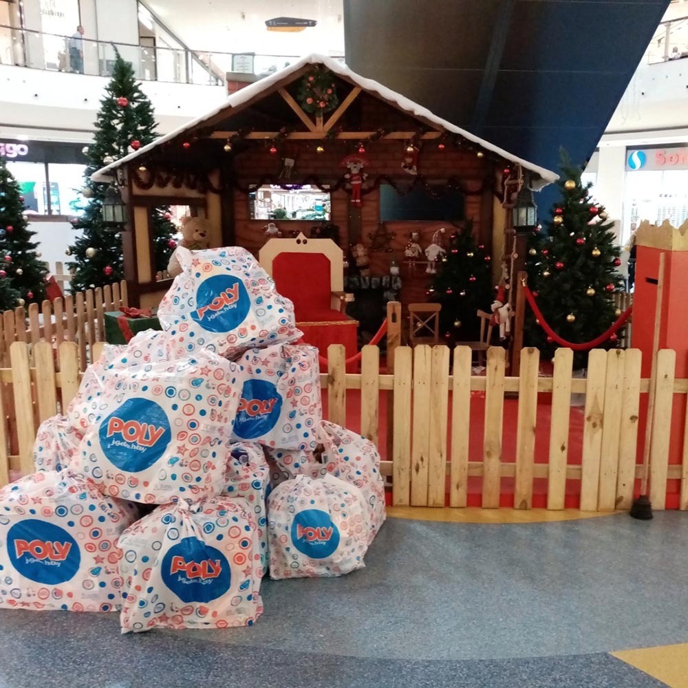 Casita navideña en Área Sur