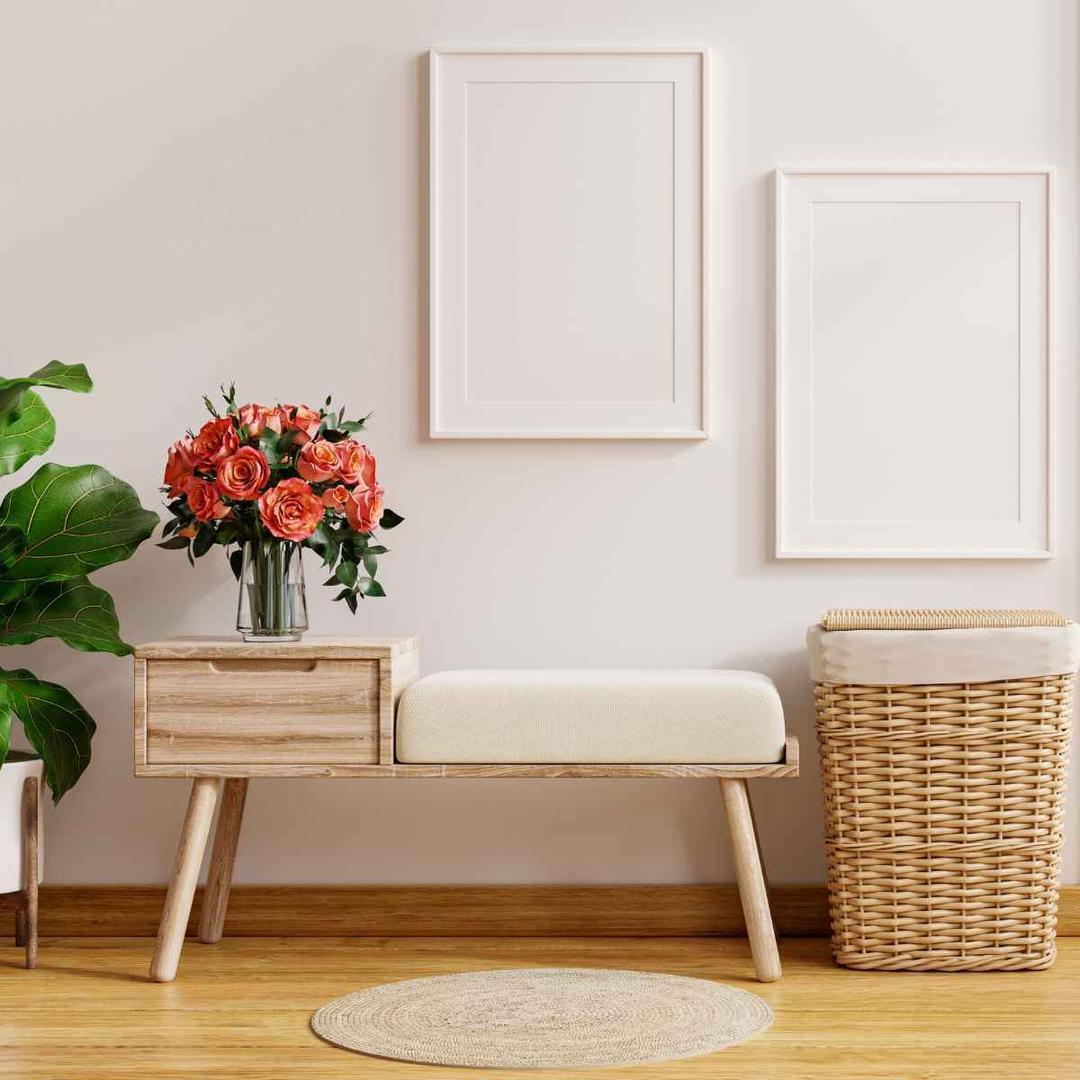 Los bancos de almacenamiento son una idea muy buena para el recibidor