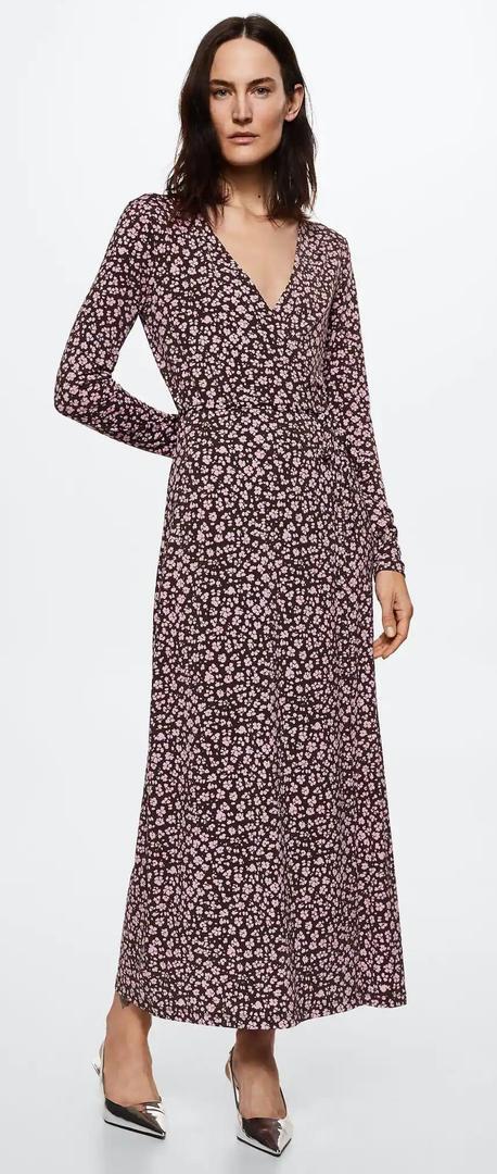 Vestido cruzado nudo