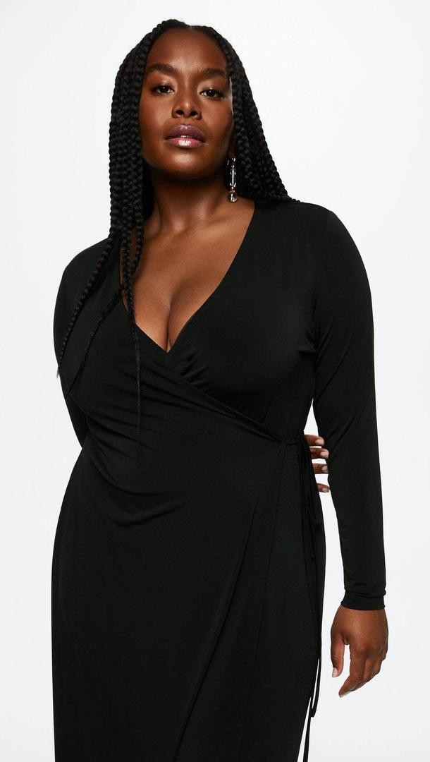 ​

​ ​ Vestido cruzado nudo ​ ​

​