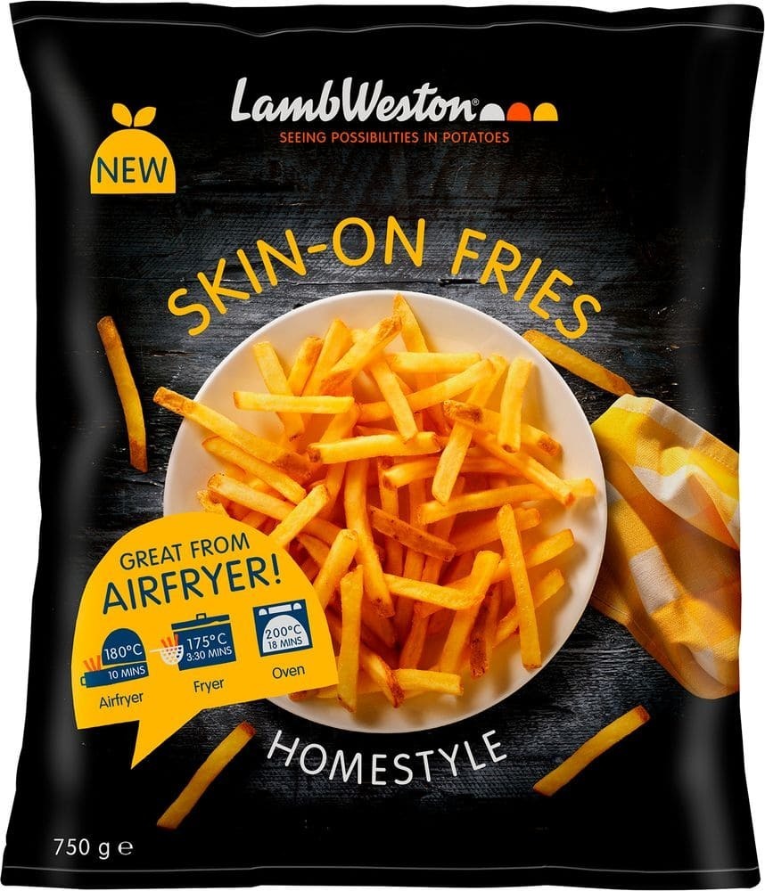 Patatas fritas “Skin On Fries Homestyle” de LambWeston