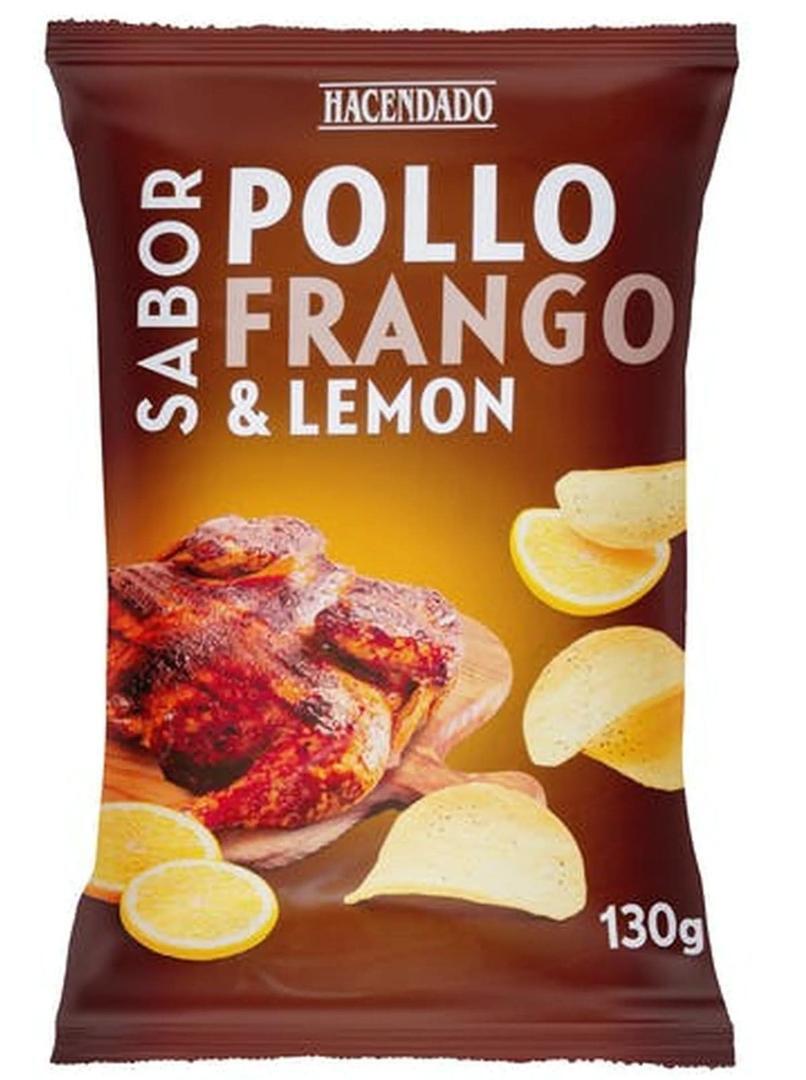 Patatas fritas sabor pollo y limón Hacendado