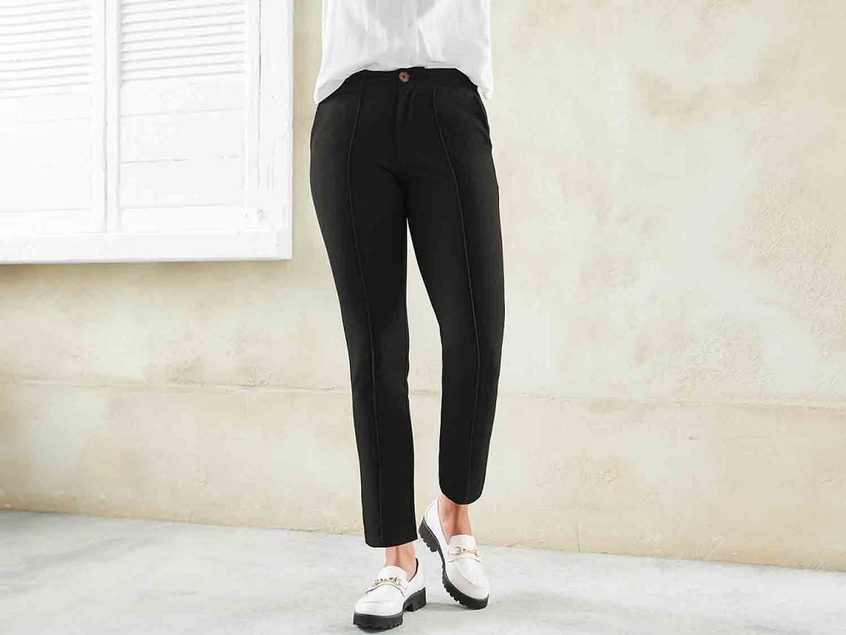 Pantalón con raya pespunteada de Lidl