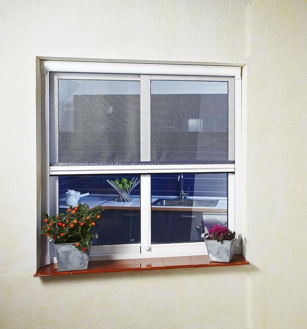 Mosquitera enrollable Artens con tela de fibra de vidrio en Leroy Merlin