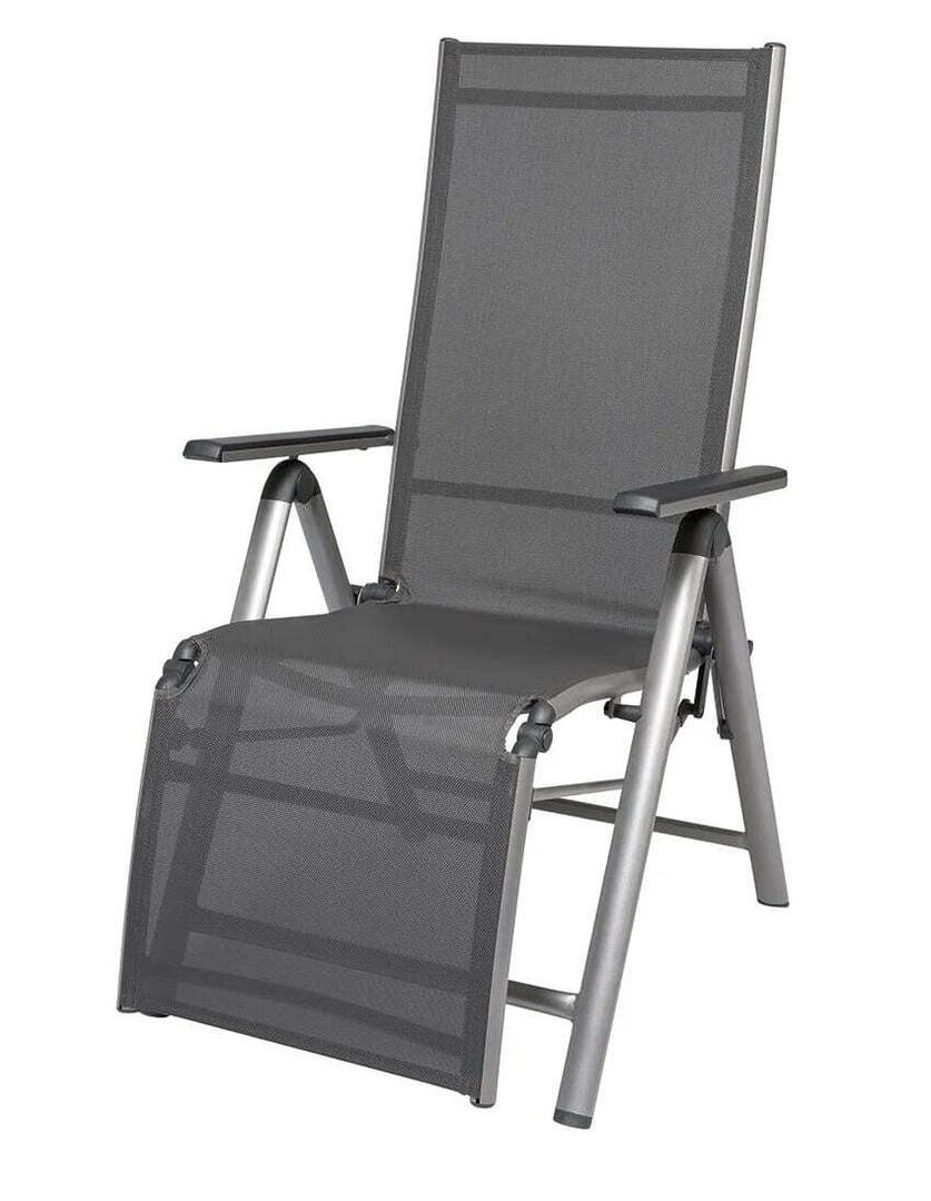 Sillón tumbona de aluminio