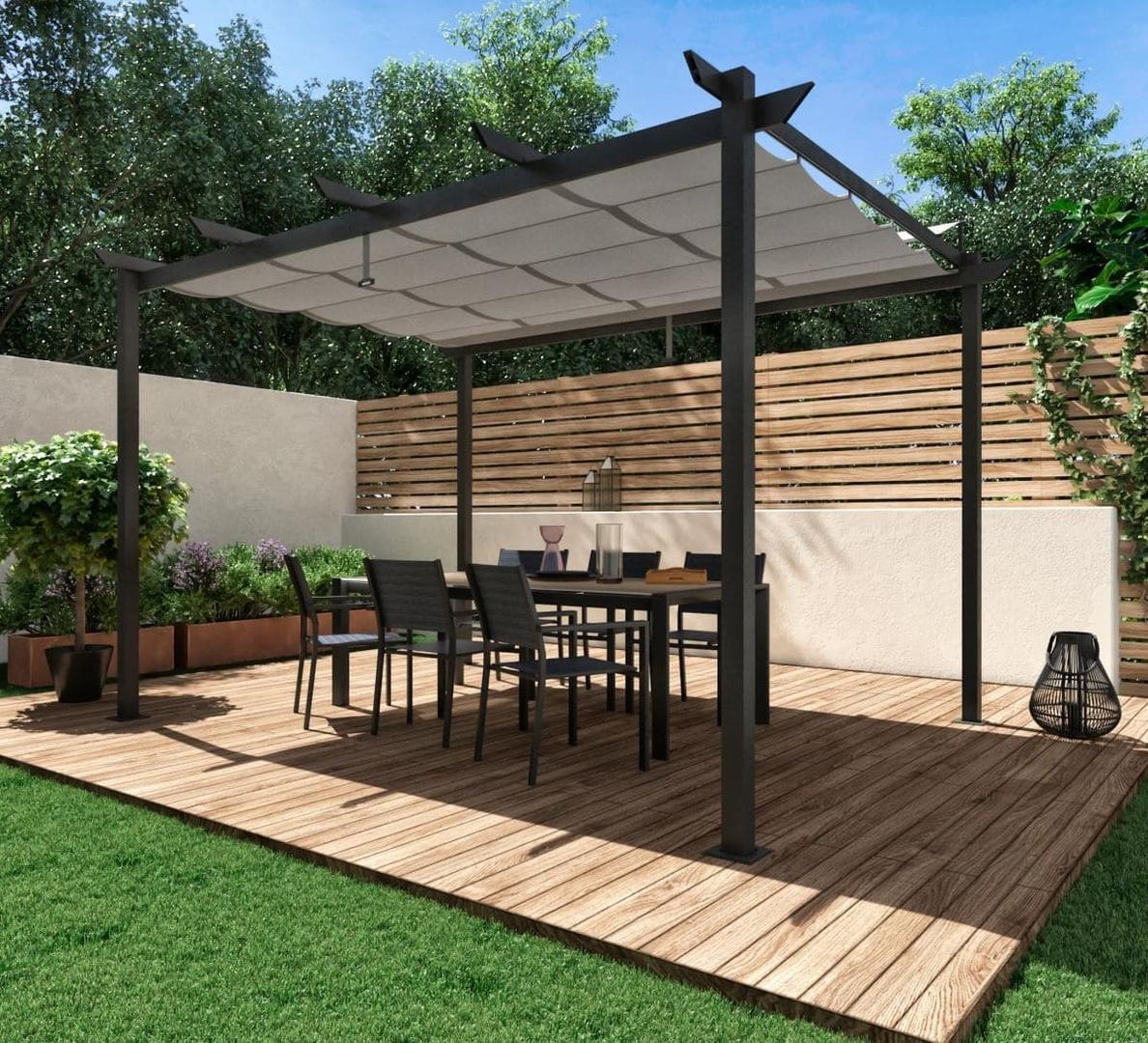 Pérgola de aluminio NATERIAL Omega