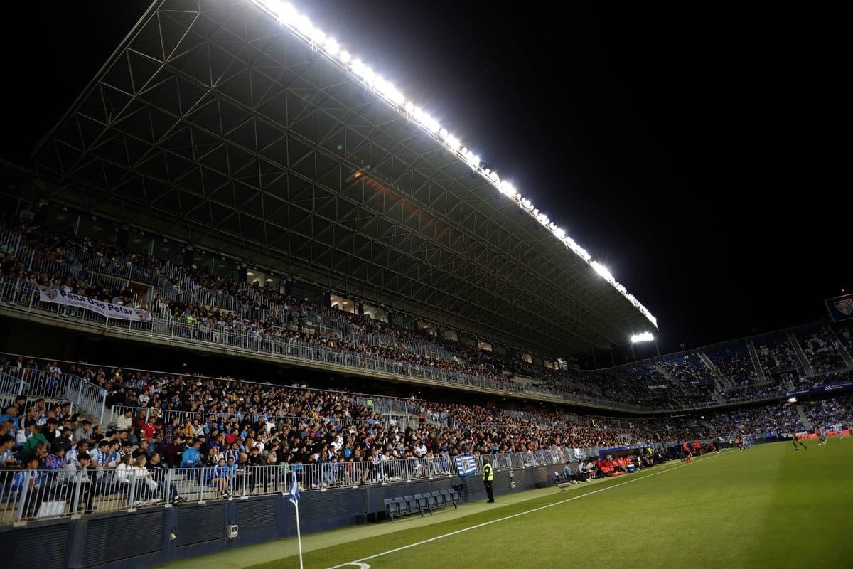 Estadio La Rosaleda. Málaga CF