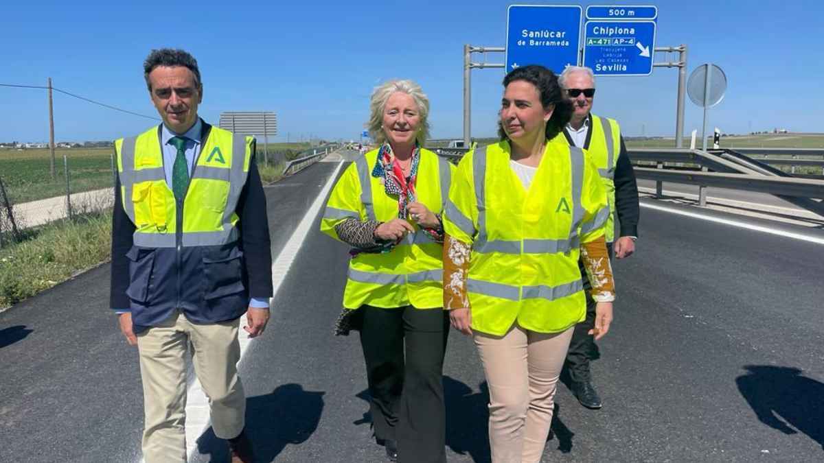 Concluyen con dos meses de antelación las obras en la autovía entre Chipiona y Jerez