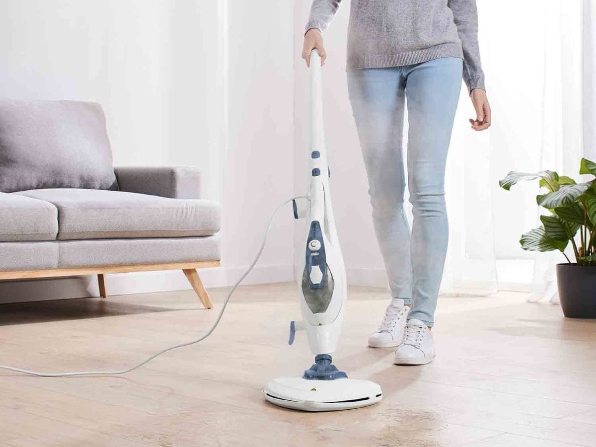 Mopa de vapor y limpiavapor de mano Silver Crest