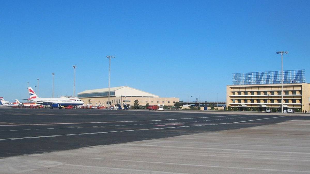 Imagen de archivo del aeropuerto de Sevilla
