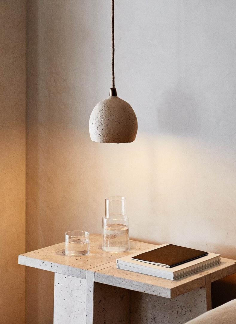 LAMPARA TECHO PAPEL MACHÉ ZARA HOME