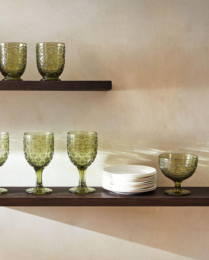 Set de relieve cristal