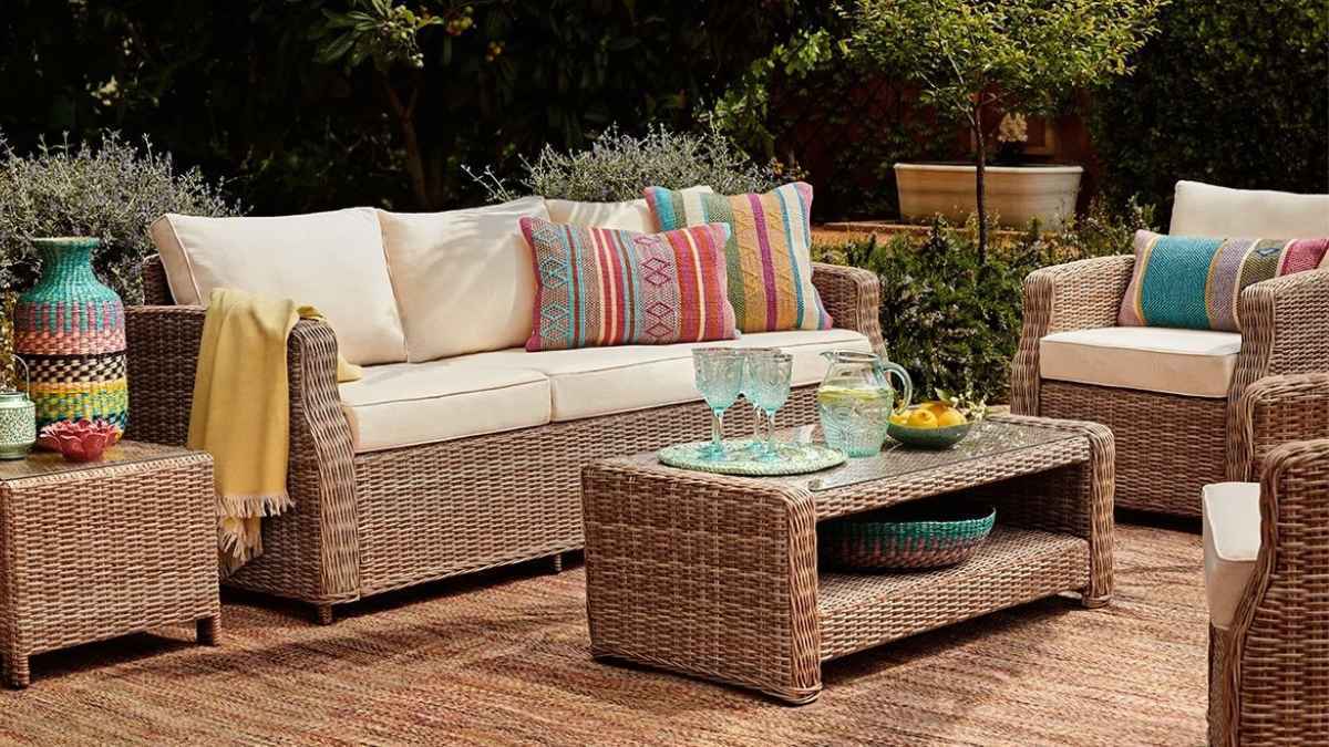 Sofá de jardín de 3 plazas Le Mans de El Corte Inglés