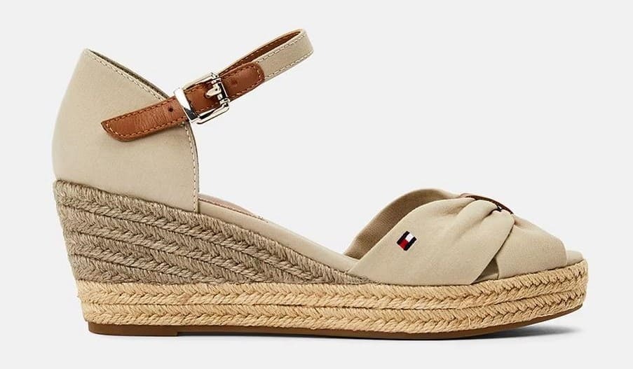Sandalias de cuña tipo alpargatas con plataforma Tommy Hilfiger