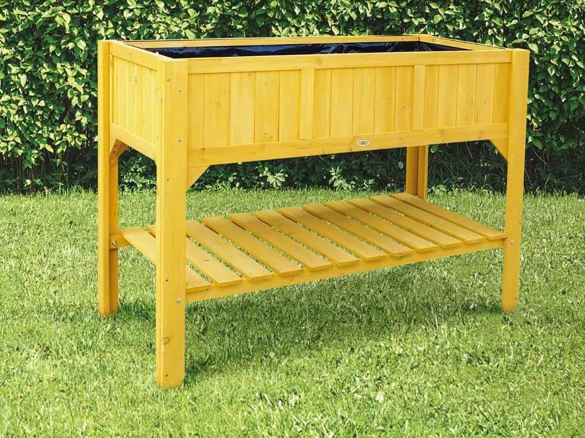 Maceta elevada grande Habau