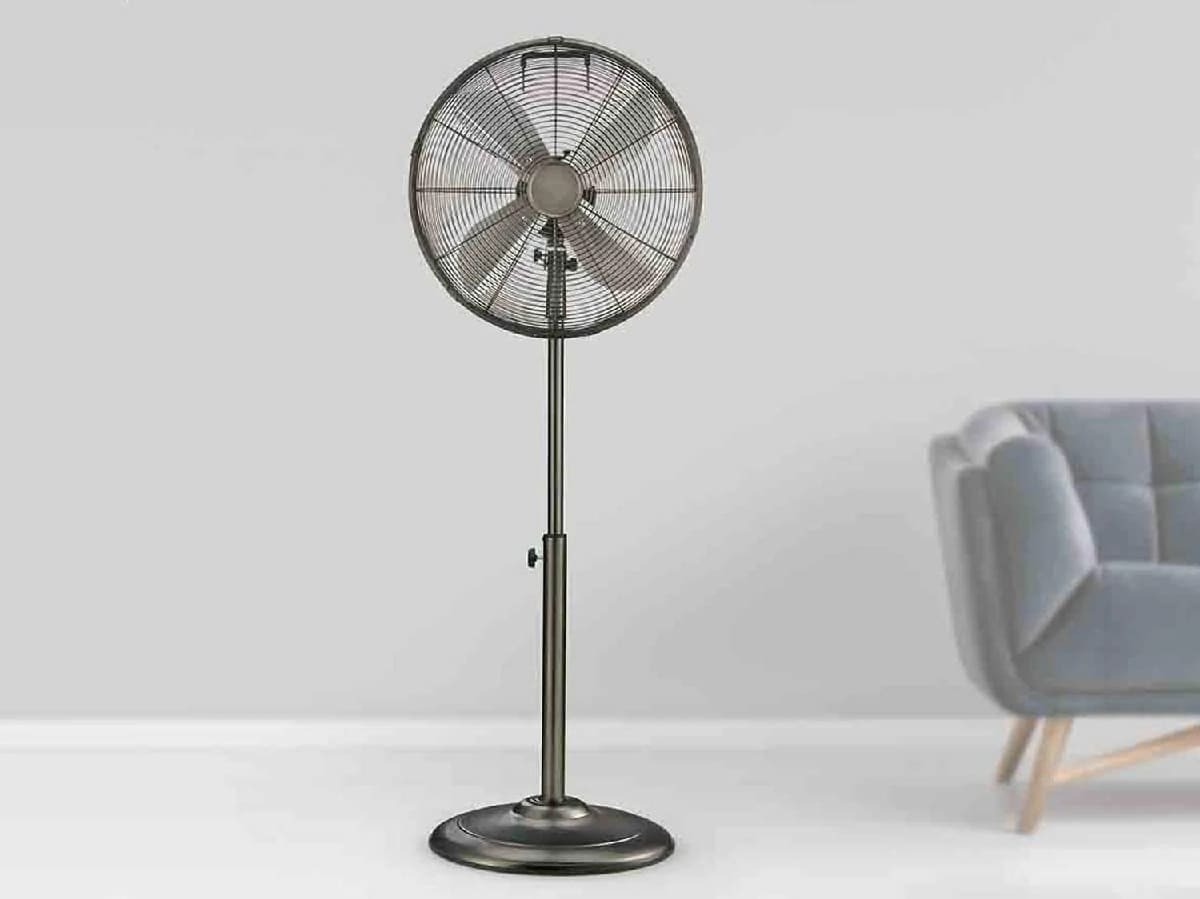 Ventilador de pie metálico 45 W de Silvercrest de Lidl
