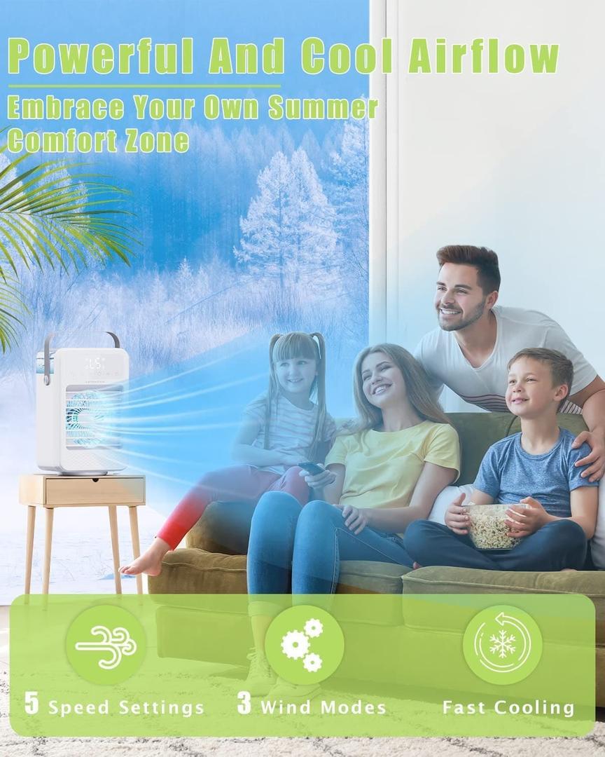 Aire acondicionado portátil y silencioso LIPONTAN en Amazon