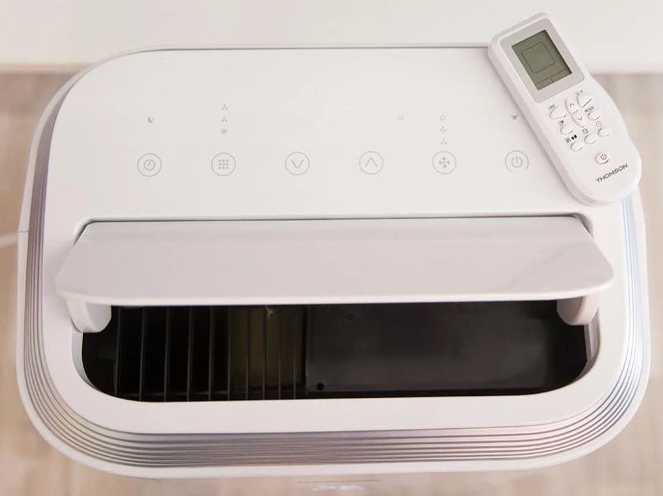 Aire Acondicionado Portátil THOMSON THCLI125ER, reversible frio-calor, 4 funciones, 3500W, Blanco en Leroy Merlin