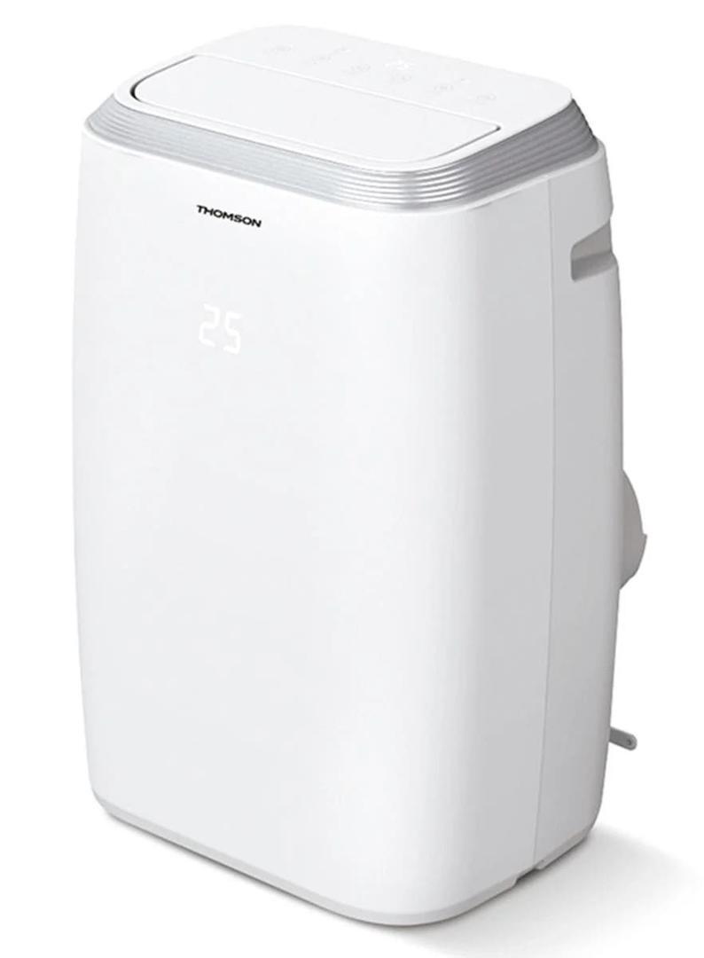 Aire Acondicionado Portátil THOMSON THCLI125ER, reversible frio-calor, 4 funciones, 3500W, Blanco
