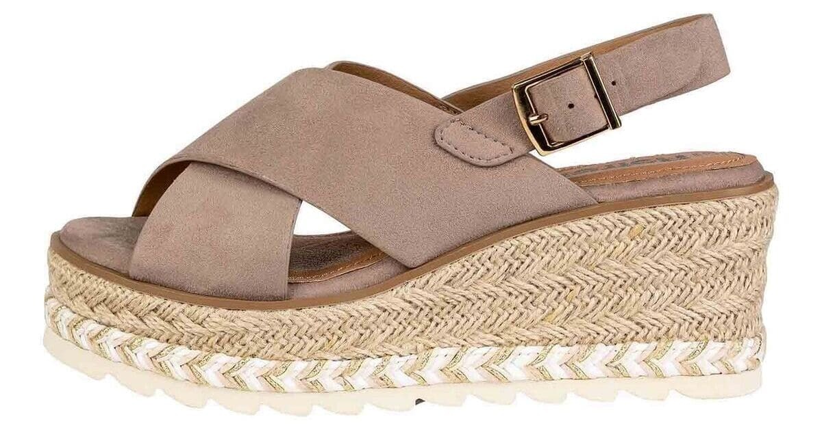 Refresh Sandalias cruzadas de cuña para mujer de Lidl