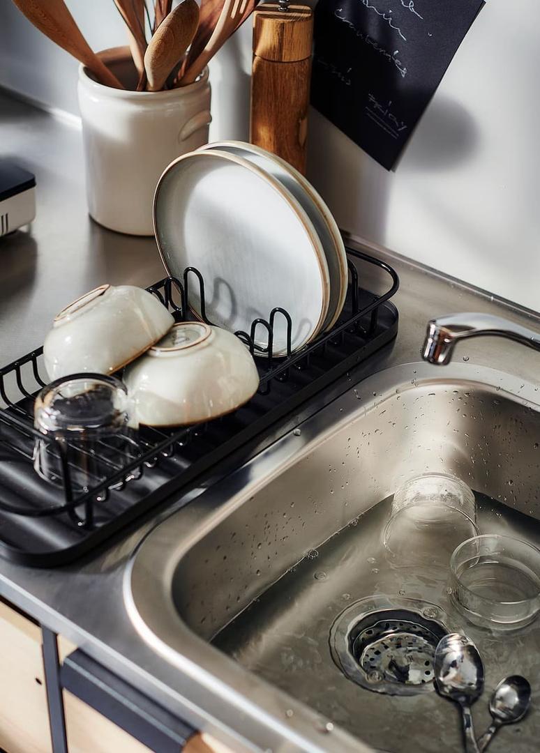 LILLHAVET Escurreplatos multifunción de antracita en Ikea