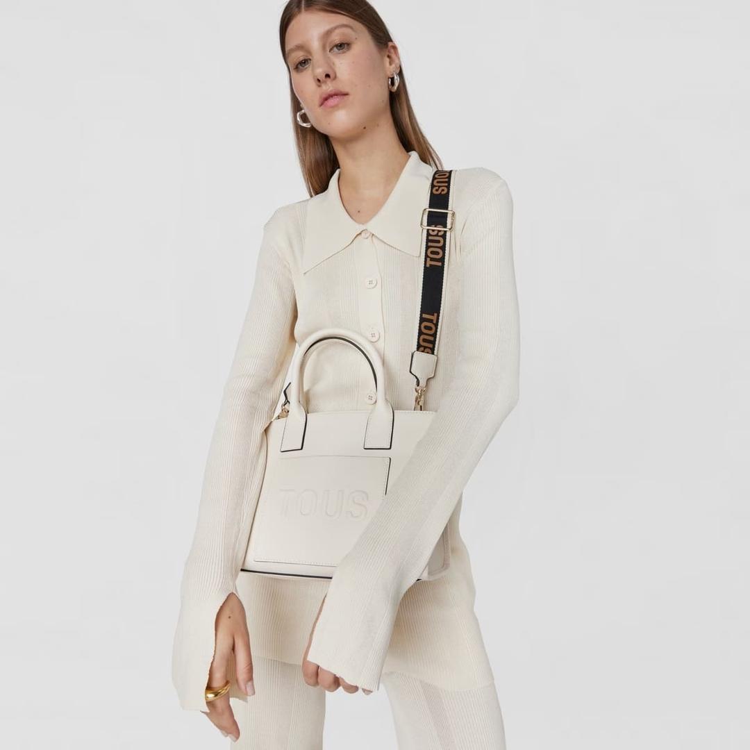 Bolso shopping mediano pastel La Rue de Tous