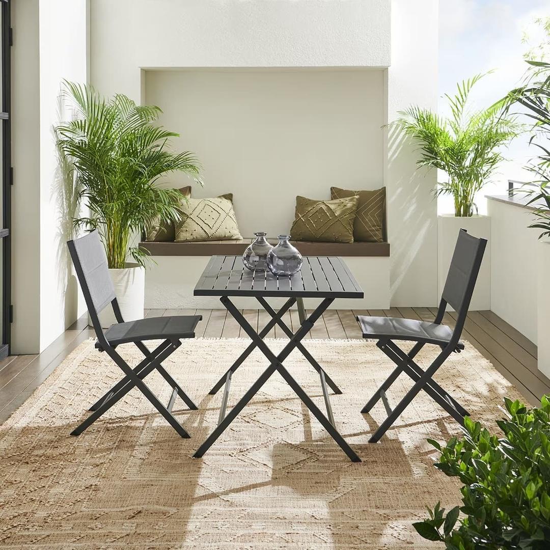 Colección de balcón con mesa rectangular Taga y silla Nebraska El Corte Inglés