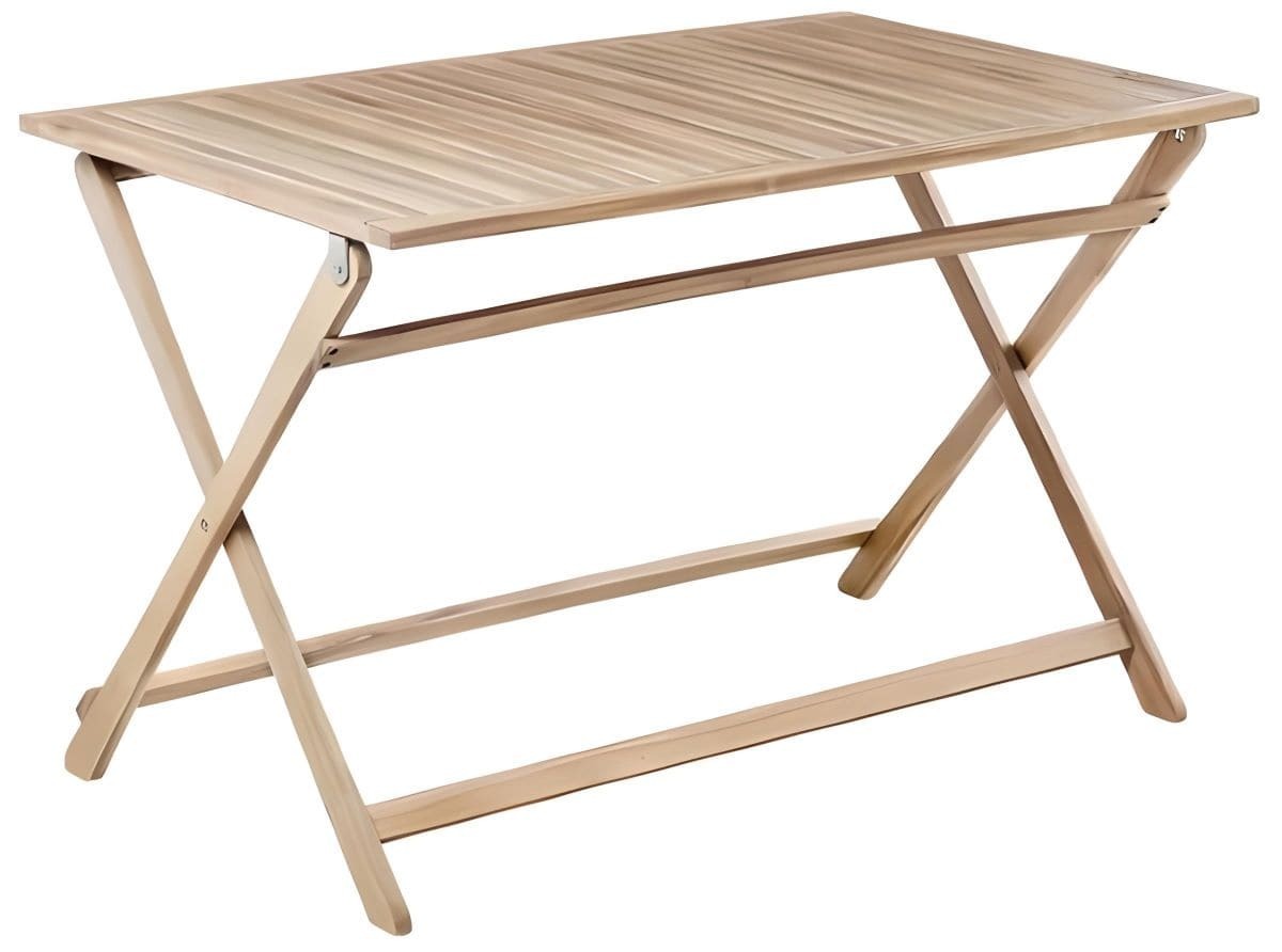 Mesa para balcón plegable de madera NATERIAL Solis