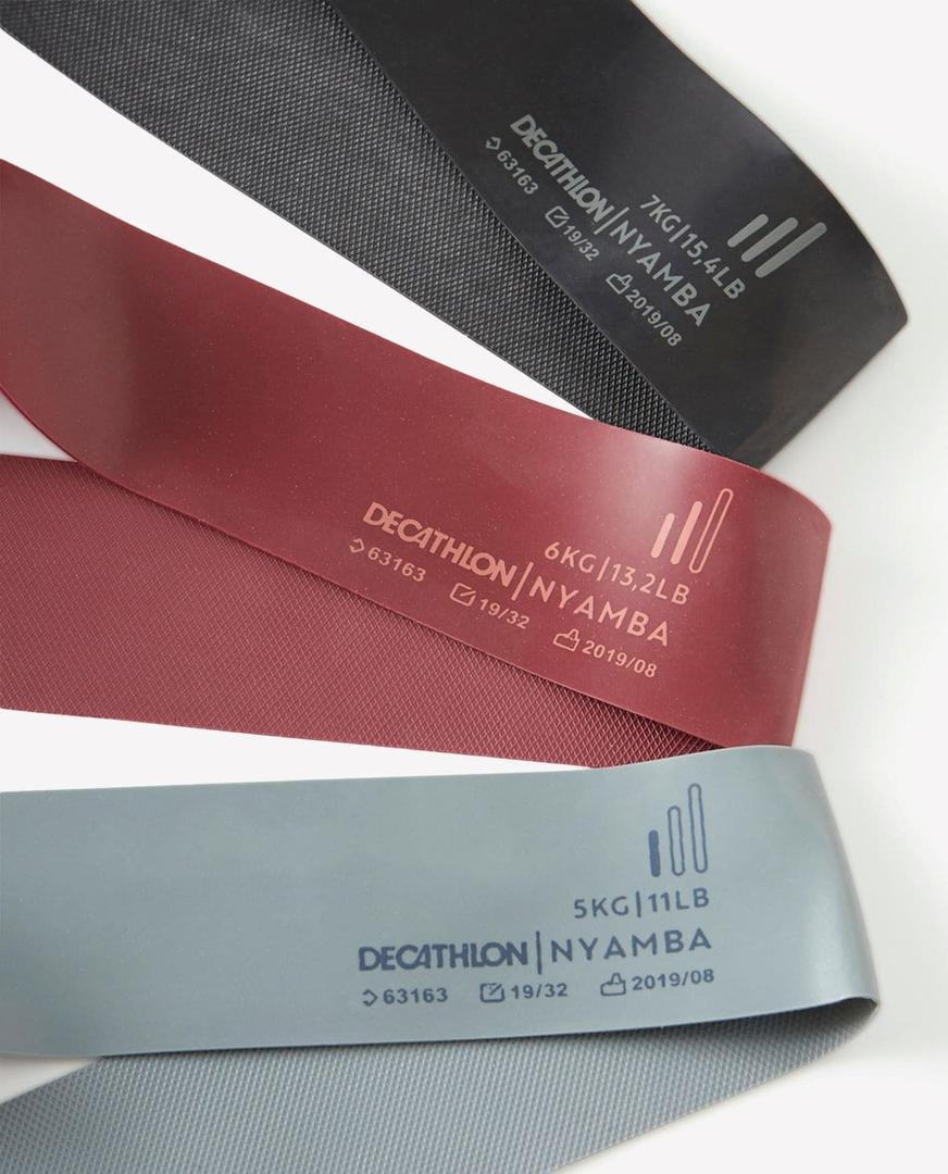 Set de 3 minibands bandas elásticas Nyamba Domyos