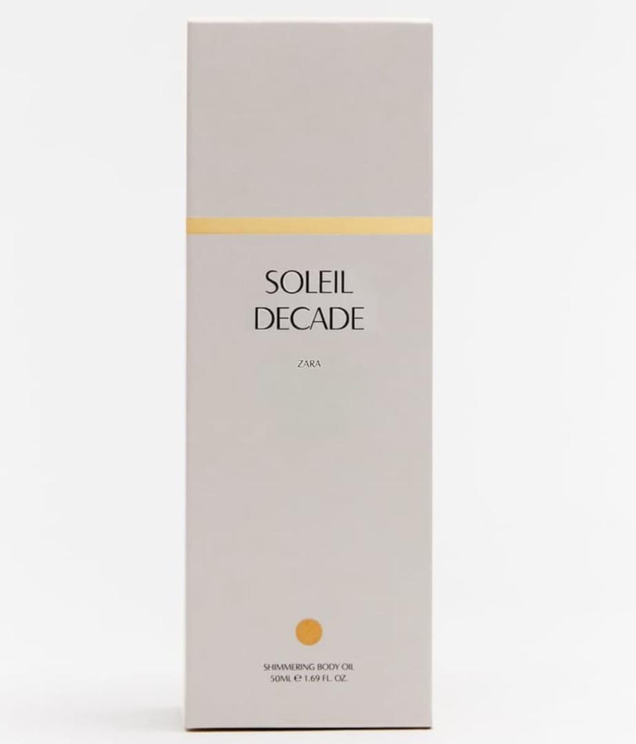 Aceite corporal Soleil Decade Shimmering de Zara