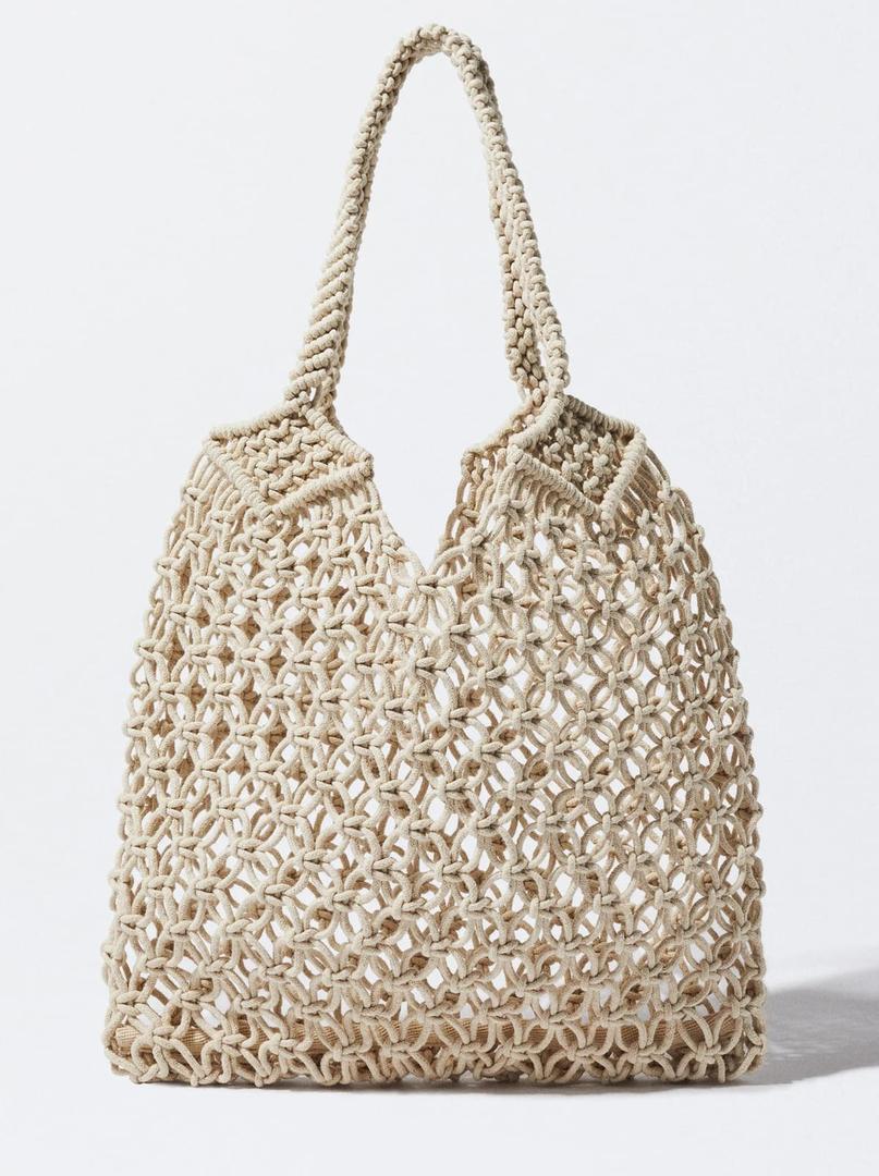 Bolso shopper de crochet de Parfois