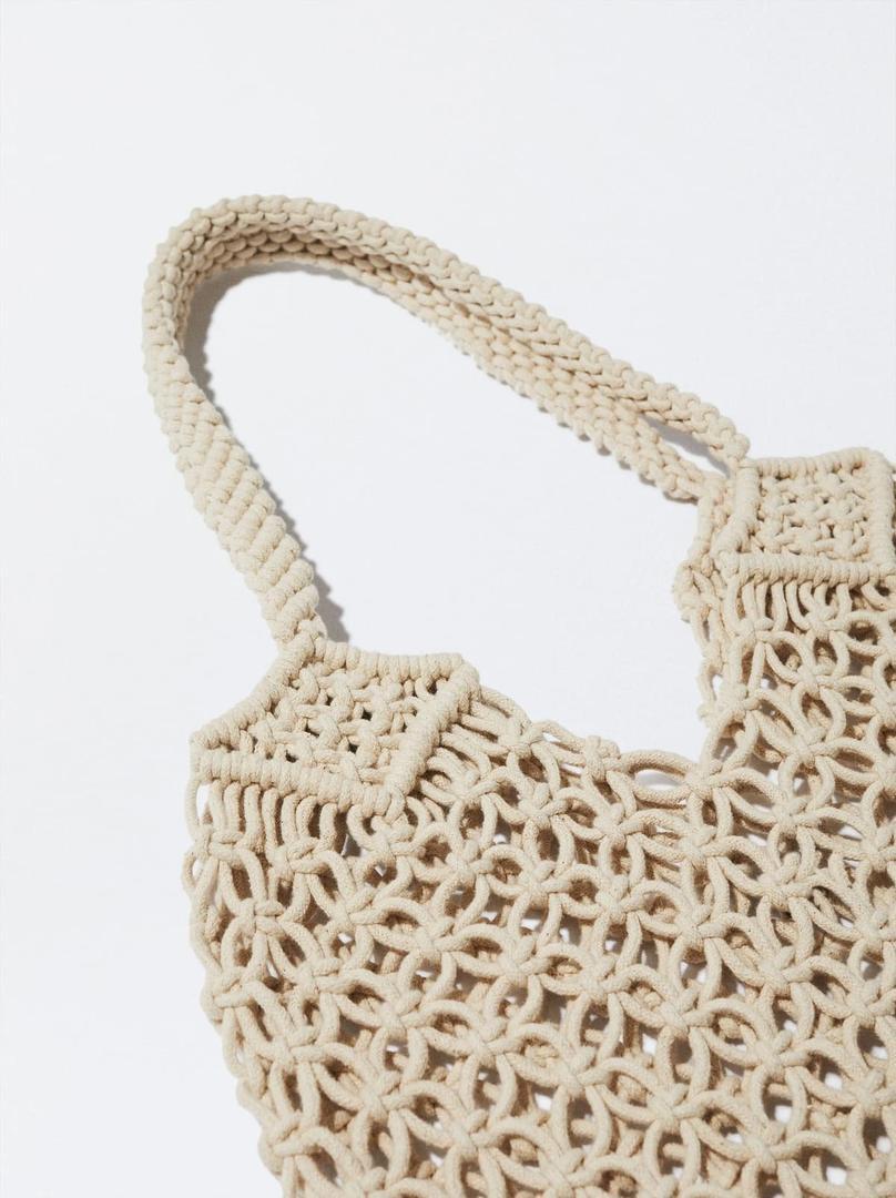 Bolso shopper de crochet de Parfois