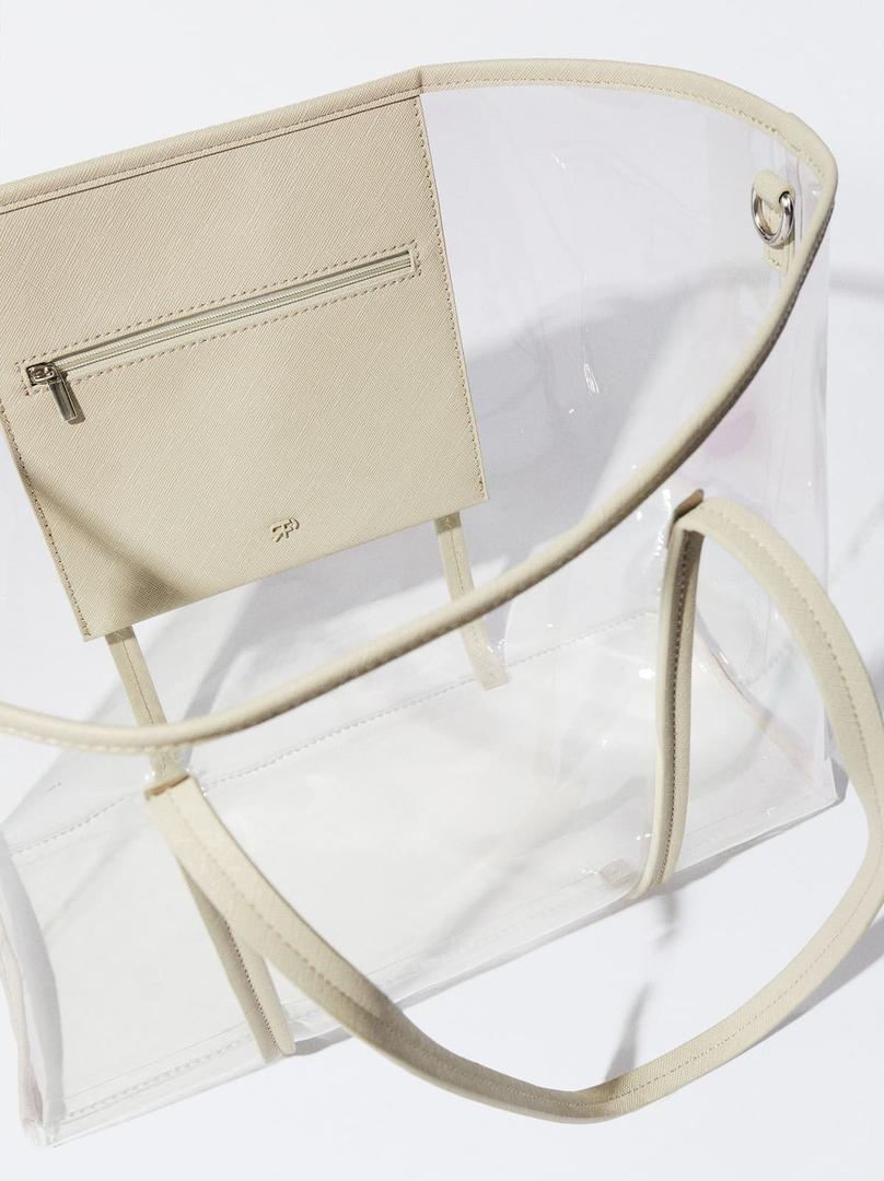 Bolso shopper transparente de Parfois