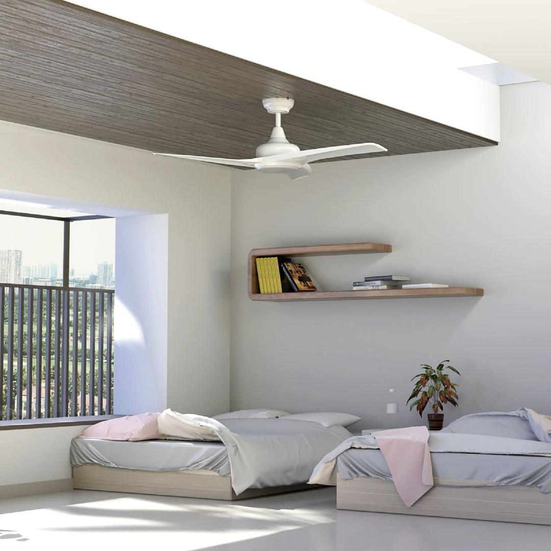 Ventilador de techo con luz motor DC INSPIRE Tavira en Leroy Merlin