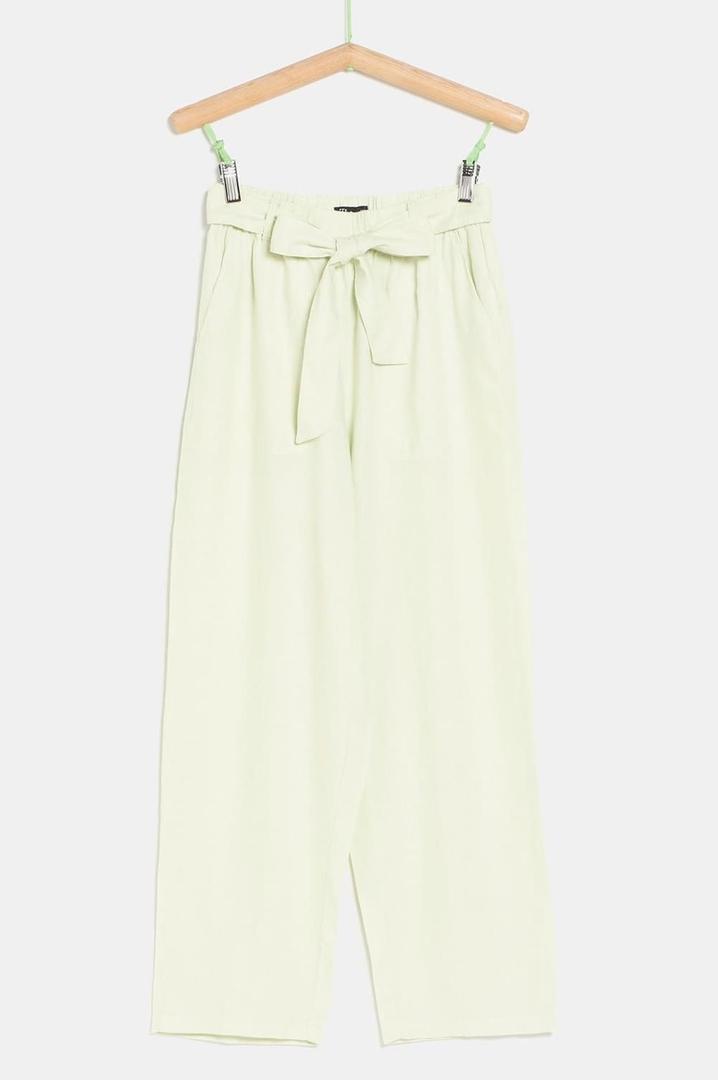 Conjunto de lino verde manzana en Carrefour