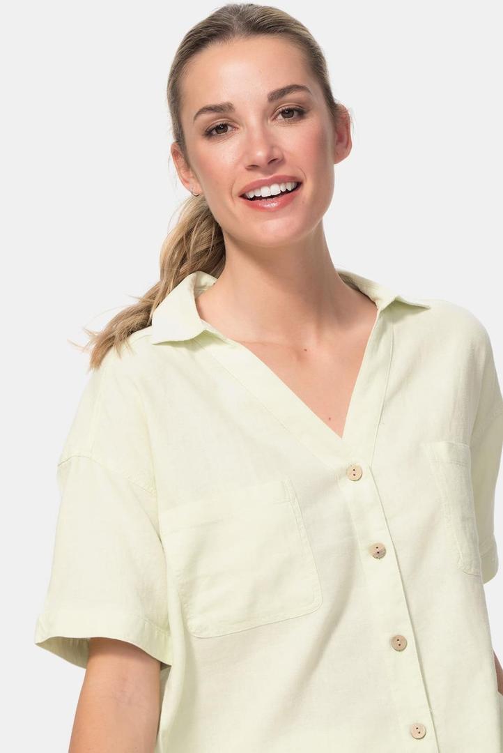 Conjunto de lino verde manzana en Carrefour