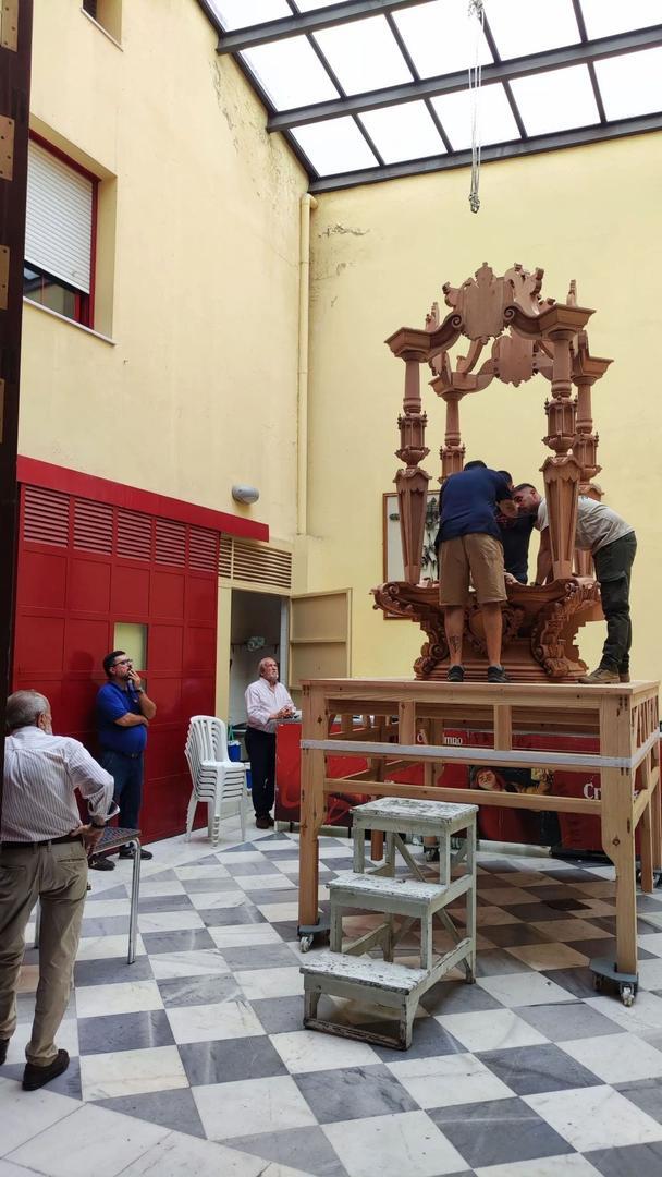 Nuevo templete del paso del Corpus de Minerva