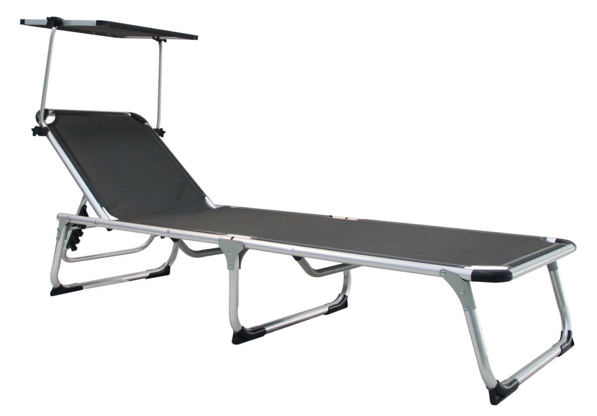 Tumbona de jardín plegable de aluminio NATERIAL Azur