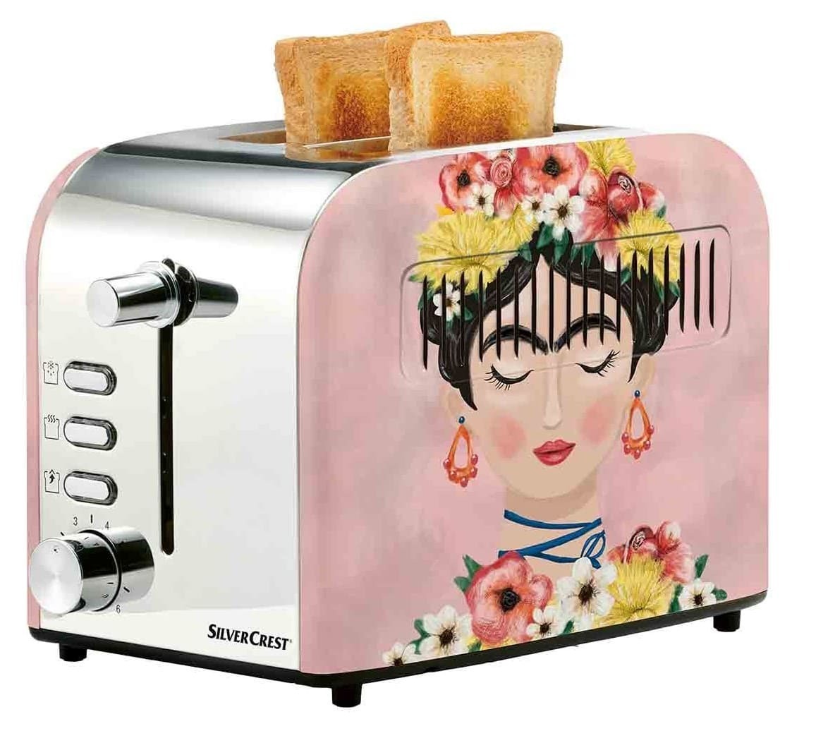 Tostadora con estampado frontal Silver Crest