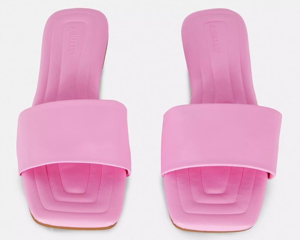 Sandalias destalonadas de piel sintética de Primark