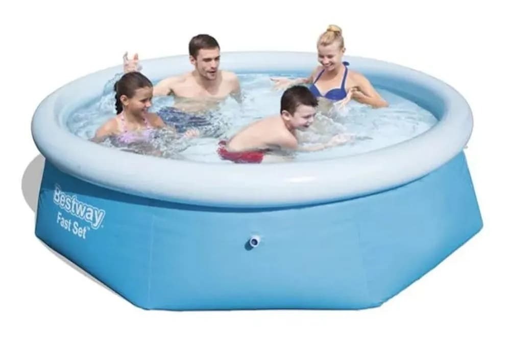 Piscina elevada redonda de Leroy Merlin